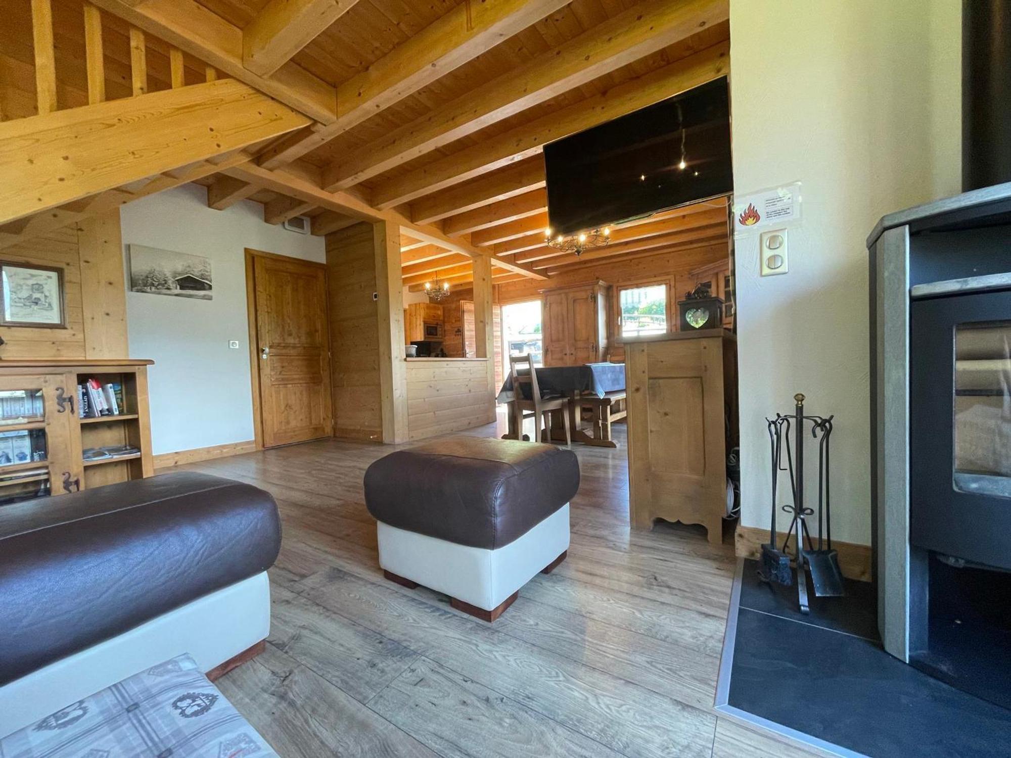 Chalet Savoyard Avec Jardin, Poele A Bois Et Wifi - Fr-1-624-11 Verchaix Eksteriør billede