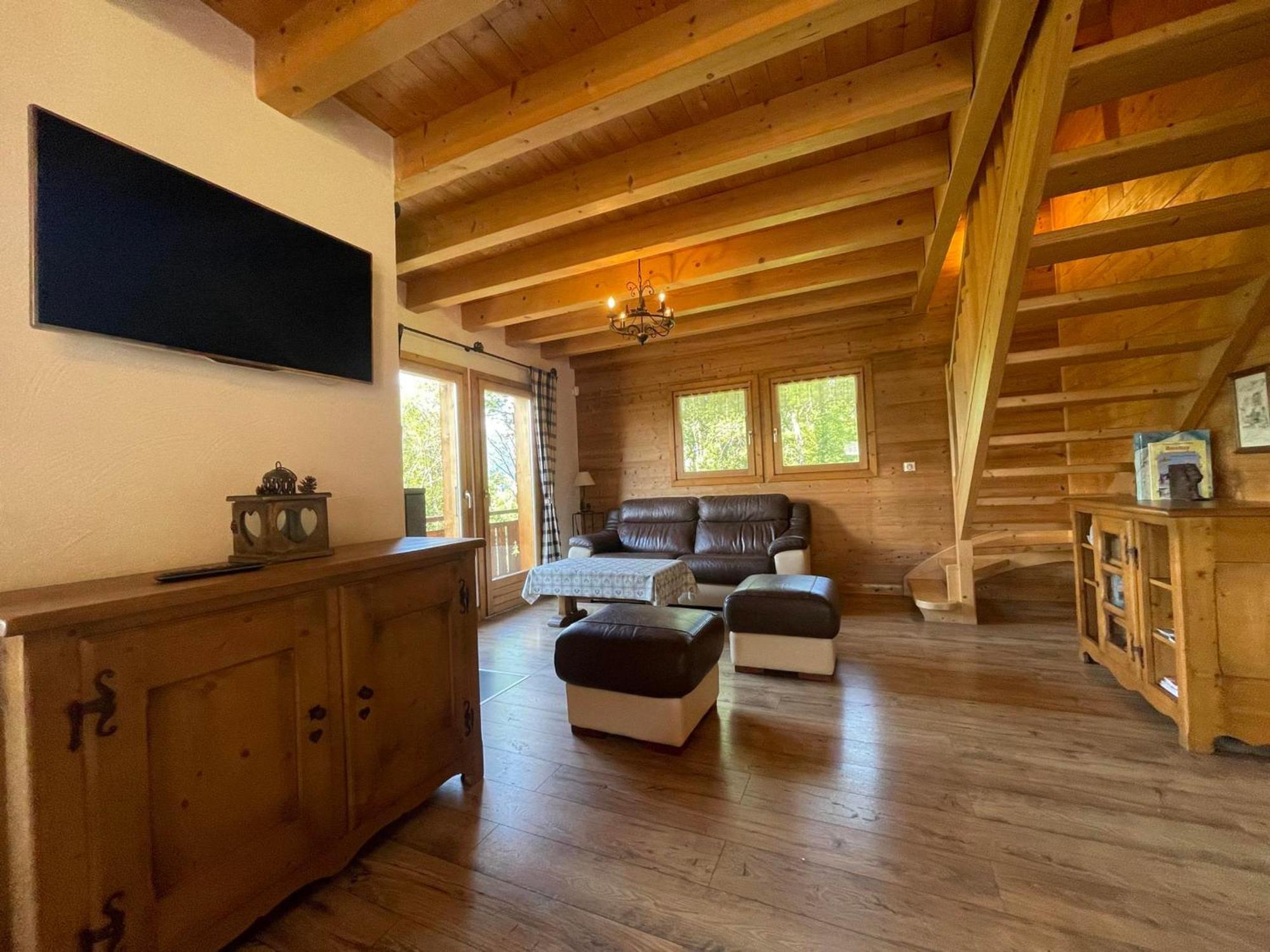 Chalet Savoyard Avec Jardin, Poele A Bois Et Wifi - Fr-1-624-11 Verchaix Eksteriør billede